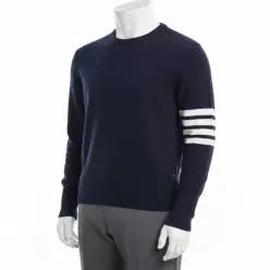 [톰브라운]THOM BROWNE 26 클래식 캐시미어 4-바 풀오버 니트 MKA001A 00011 415 823658