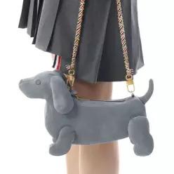 THOM BROWNE 카프 스웨이드 베이비 헥터 백 FAP503A L0037 035 4216588
