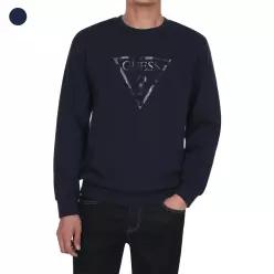 [게스]남성 체크삼각로고 FLEECE SWEATSHIRT KO4K04C6