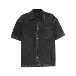 25FW 7 FOR ALL 맨카인드 Over 캠프 셔츠 Caviar 셔츠 7TI10E22BLACK TP566702099