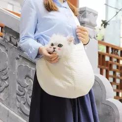 반려견 애완동물 슬링백 이무 캔버스 소재 애견 산책