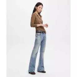 제너럴아이디어 부츠컷 워싱 데님 팬츠 LIGHT BLUE GF7LPT501