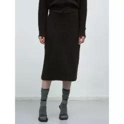 제너럴아이디어 GENERALIDEA 메탈 믹스 부클 미디 스커트 [BROWN] / WBE4L54540 WBE4L54540BR 3371258