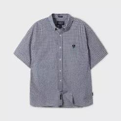 후아유 Steve Short Sleeve Check 셔츠 남방s WHYWF2512U 495664