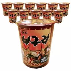 농심 너구리 소컵 62g 12개입 해물맛 컵라면 간편 빠른배송 세트