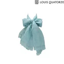 루이까또즈 LOUIS QUATORZE (SA-2WPW341MI_) 실크 코튼 프릴 롱스카프 클레오 민트 215584