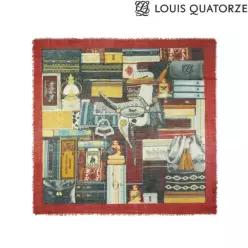 루이까또즈 LOUIS QUATORZE (SA-1WSS027RE_) 울 사각스카프 루이웨스턴 레드 215586