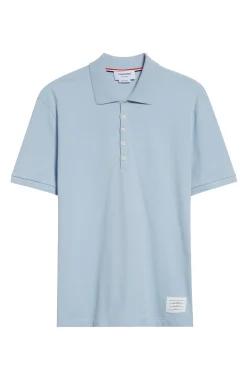 Thom Browne 톰 브라운 4-바 코튼 피케 폴로 7560944