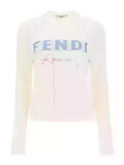 Fendi Roma 캐시미어 니트 로마 FZXA19 ANZC F0ZNM