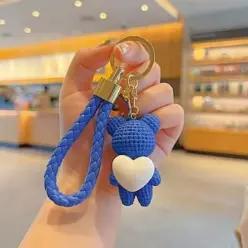 키링 키홀더 하트 곰돌이 선물용 여성용 감성 패션 키링굿즈