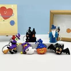 장식 호박 할로윈 열쇠고리 세트 유령 선물 키링 가방 마녀 캐릭터 모두팜-WFRE1TU