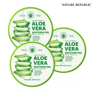 [네이처리퍼블릭/베스트] 3개묶음 수딩 앤 모이스처 알로에베라 수딩젤 300ml