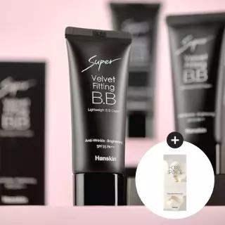 [단.독.증.정 화잘먹스펀지!] [한스킨 BEST] 수퍼 벨벳 피팅 비비크림 30g 외 전제품 초.특.가!