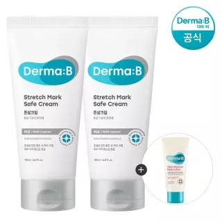 [공식] 더마비 스트레치 마크 세이프 크림(튼살크림) 180ml x2개+튜브견본(랜덤)