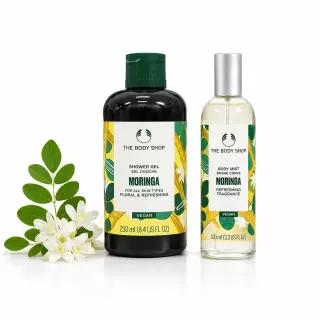 더바디샵 모링가 샤워젤 250ml + 미스트 100ml 선물포장세트