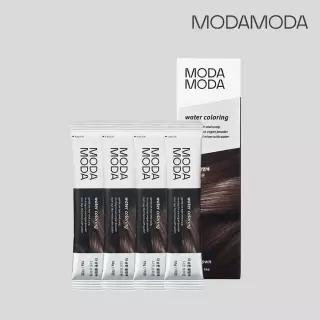NEW 모다모다 더 순한 물염색 4개입 (다크브라운) + 염색키트 증정