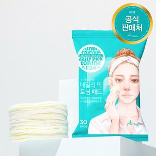 [공식] 아리얼 스트레스 릴리빙 데일리 픽 토닝 패드_30매