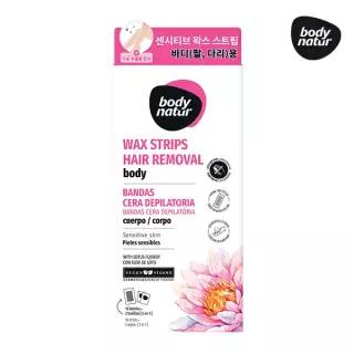 [바디네이처] 왁스스트립 바디 로터스 플라워 (16+2 pcs)