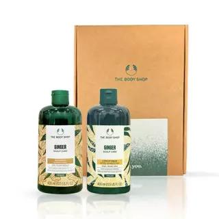 더바디샵 진저 스캘프 케어 대용량 400ML선물 세트 샴푸+컨디셔너( 선물포장세트)