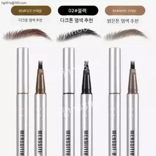 1+1 독일 브로우 펜슬 눈썹 문신 타투펜 브로우 틴트 롱래스팅 워터프루프hengshuir881