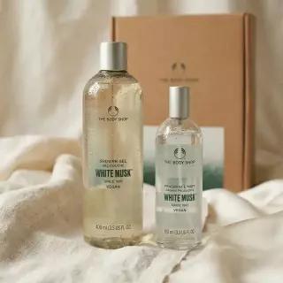 더바디샵 화이트 머스크 샤워젤 400ml+미스트100ml 선물세트 (선물포장)