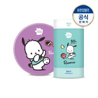 그린핑거 포차코 순한 무기자차 선쿠션12g+데일리&물놀이 2in1 선스틱 22g
