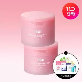 [1+.1] 아이소이 히알 눈꽃딸기 젤리 패드 150g(60매)