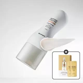 [약국입점] 연예인 파우치템 닥터펩티 일체형 괄사 어플리케이터 볼륨 넥크림 120ml + 샤쉐 2매