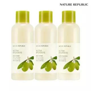  [네이처리퍼블릭] [ 1+.1+.1] 진짜진짜 촉촉한 올리브 기초세트 (각 180ml)