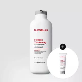 닥터포헤어 얇은모발 보습 볼륨 탈모 트리트먼트 폴리젠 씨크닝 컨디셔너 500ml+70ml