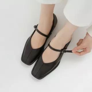 SOVO 나트 메리제인 플랫슈즈 1cm