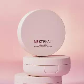 [본사정품]넥스트뷰 콜라겐 레이어 커버 쿠션 14.5g 1개 /13호 포슬린/21호 아이보리/23호 베이지 택 1