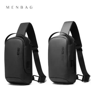 [맨백 터틀] 남자 여행용 작은 미니 크로스백 USB 가방 BNG308D