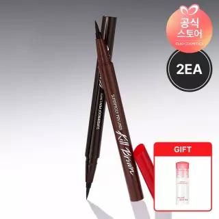 [2EA] 클리오 수퍼프루프 펜라이너 [GIFT] 글램틴트 미니(랜덤)1EA
