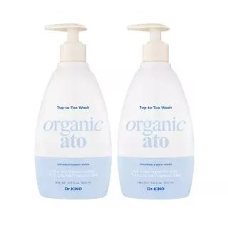 닥터키노 유기농 아기 탑투토 워시 400ml×2 / 신생아 올인원 바디워시