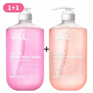 올니즈 더마 리페어 샴푸 1000ml 1개+올니즈 더마 리페어 바디워시 1000ml 1개