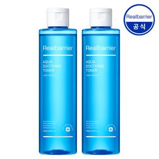 [공식] 리얼베리어 아쿠아 수딩 토너 200ml x2개 (+익스트림 크림20ml)