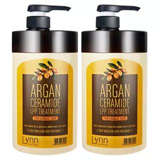 세라마이드 트리트먼트 헤어팩 1000ml 2개 (총 2000ml) 아르간 LPP 단백질 손상모 케어