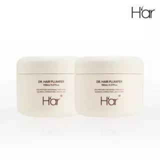 하아르 계란유래 단백질 닥터헤어플럼퍼 헤어팩 트리트먼트 2개 150ml