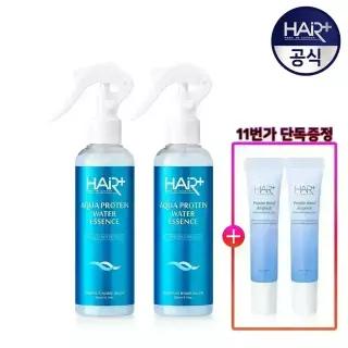 헤어플러스 아쿠아 본드 워터에센스200ml 2개 /단백질/클리닉/LPP/영양/미스트/노워시트리트먼트 +단백질앰플15ml 2개