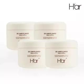 하아르 계란유래 단백질 닥터헤어플럼퍼 헤어팩 트리트먼트 4개 150ml