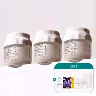 [1.+1.+1] 에이지랩 스네일 뮤신 영양크림 50g 탄력/미백/기미 (총3개) +스네일선크림 +GIFTBOX +쇼핑백 증.정