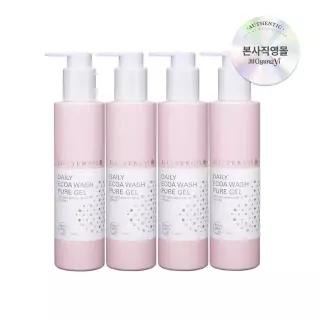 [소비기한 27.08][질경이] 순한 여성청결제 데일리 에코아 워시 퓨어젤 200ml 4개