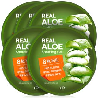C2Y 알로에수딩젤 알로에베라 보습 진정 수분크림 300ml 5개