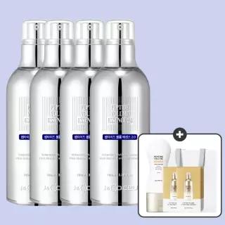 탄력&보습&미백 완벽케어! 닥터펩티 펩타이드 볼륨 버블에센스 2.0 100ml 4개 세트 + 넥크림120ml + 샤쉐 40매입