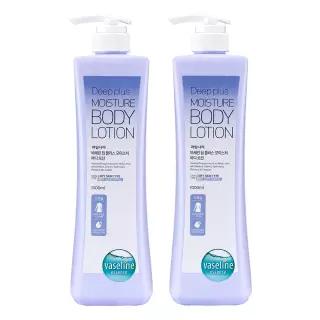 바세린 딥플러스 모이스처 바디로션 1000ml 2개
