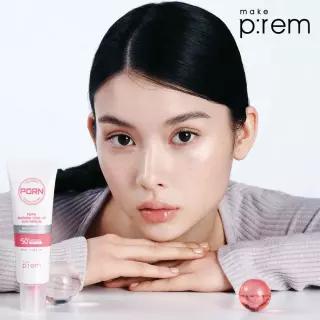 [공식] 메이크프렘 PDRN 피디알엔 잡티 톤업 선 세럼 50ml (+폼20ml)