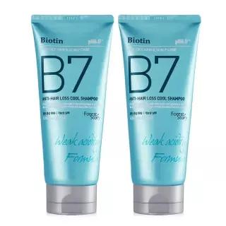 B7 약산성 쿨 탈모 샴푸 200ml 2개 비오틴 두피 쿨링 케어