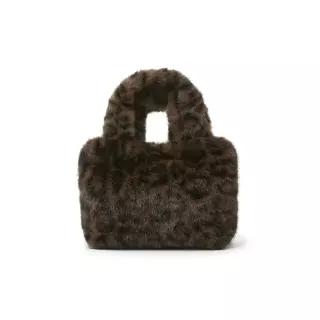LEOPARD FUR TOTE BAG AR7ABA03