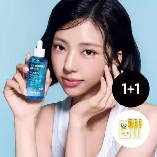 [2개] 원더 히알루론산 촉촉 앰플 100ml(+ 비타민 마스크 3매)